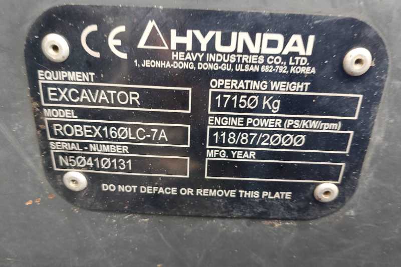 OmecoHub - Immagine HYUNDAI ROBEX160LC-7A